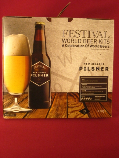 Festival Premium New Zealand Pilsner Beer Kit 3Kg 23L - Beautiful